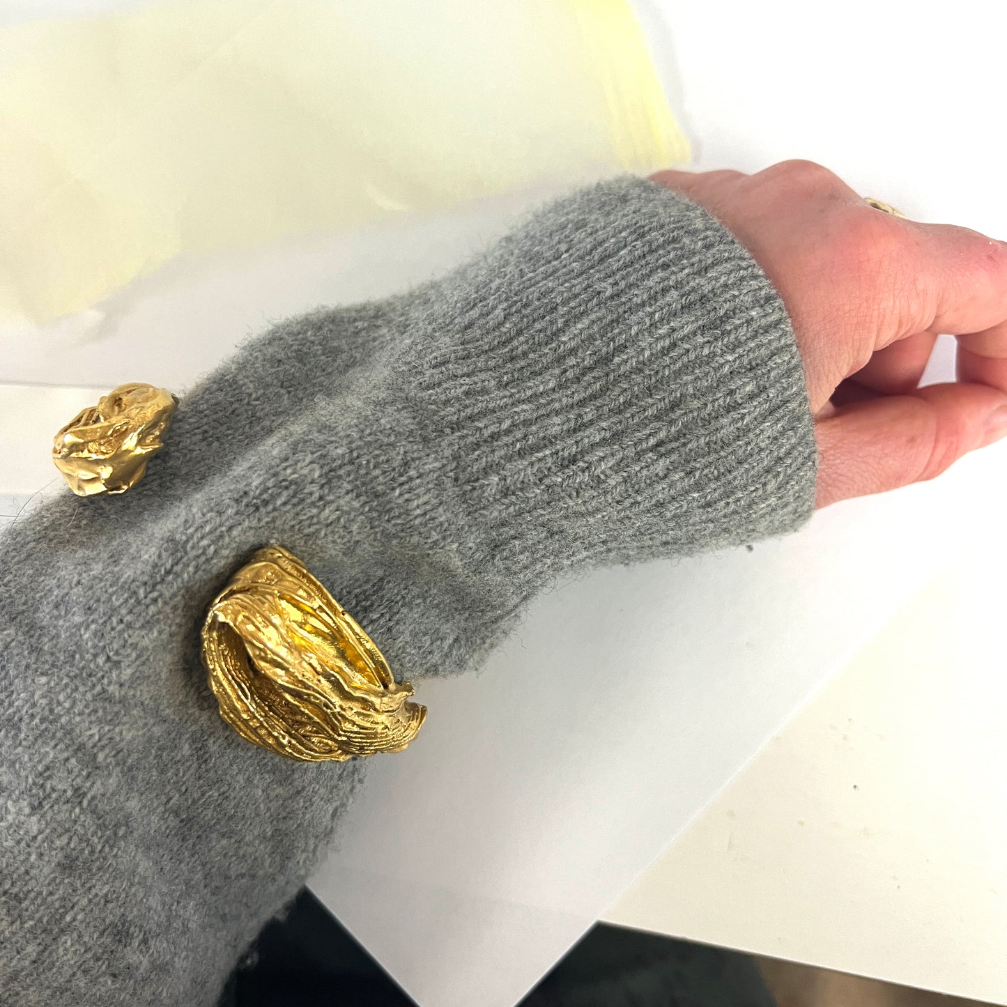 FOLDED FABRIC BANGLE