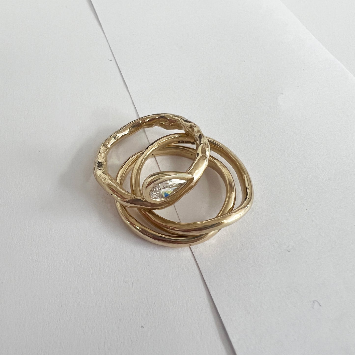 DIAMOND SOFT CURVE RING