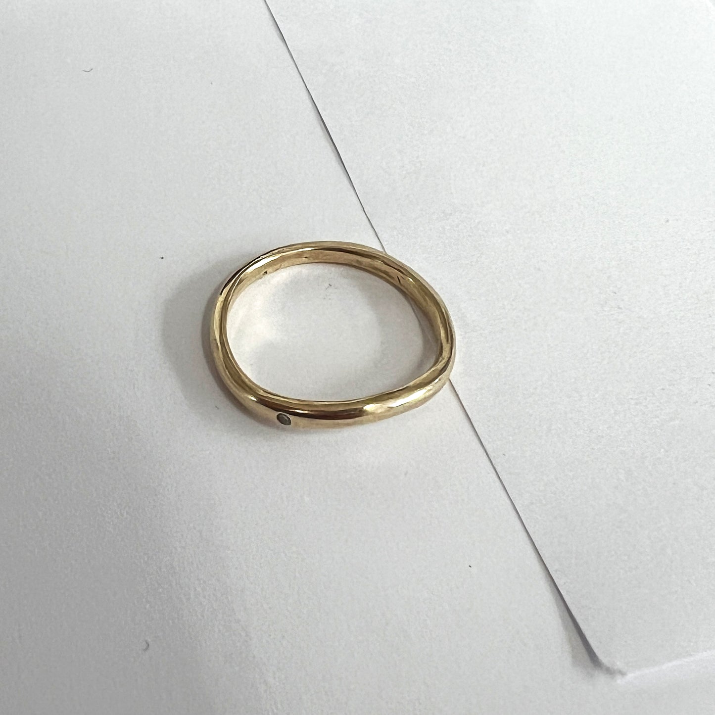 DIAMOND SOFT CURVE RING