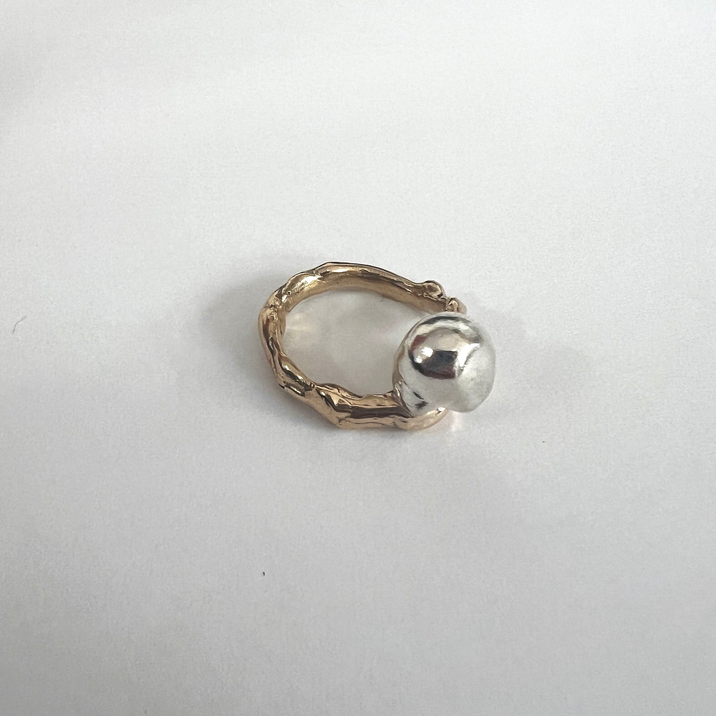 DRIP PEARL RING