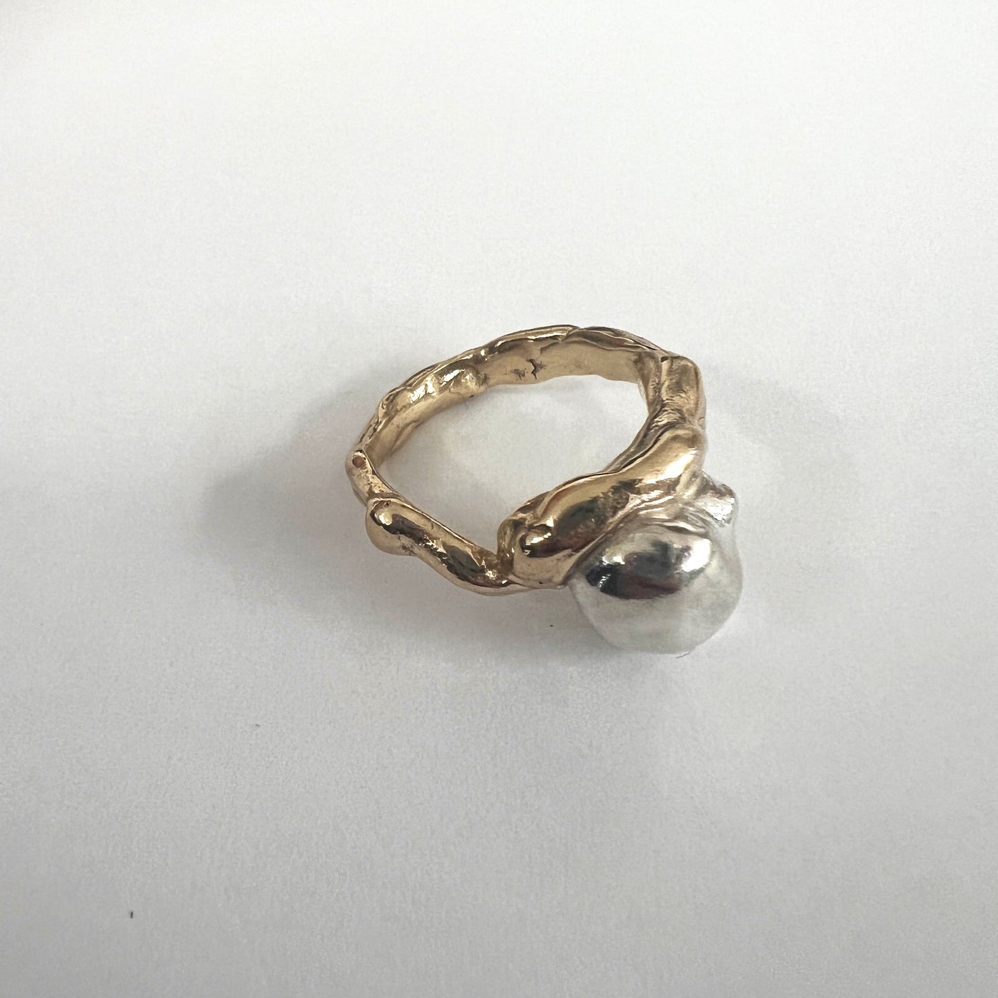 DRIP PEARL RING