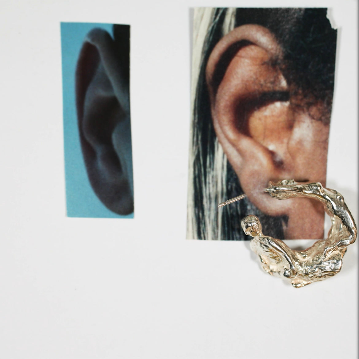 CHAIN LINK STARFISH EARRINGS