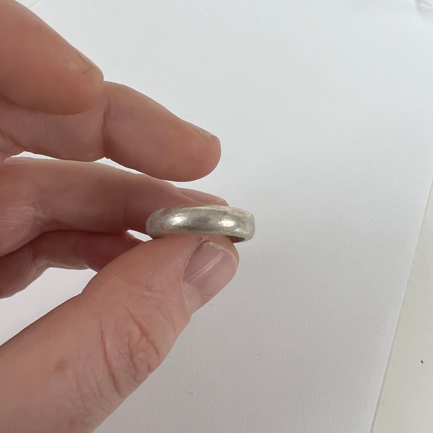 CHUNKY SILVER RING