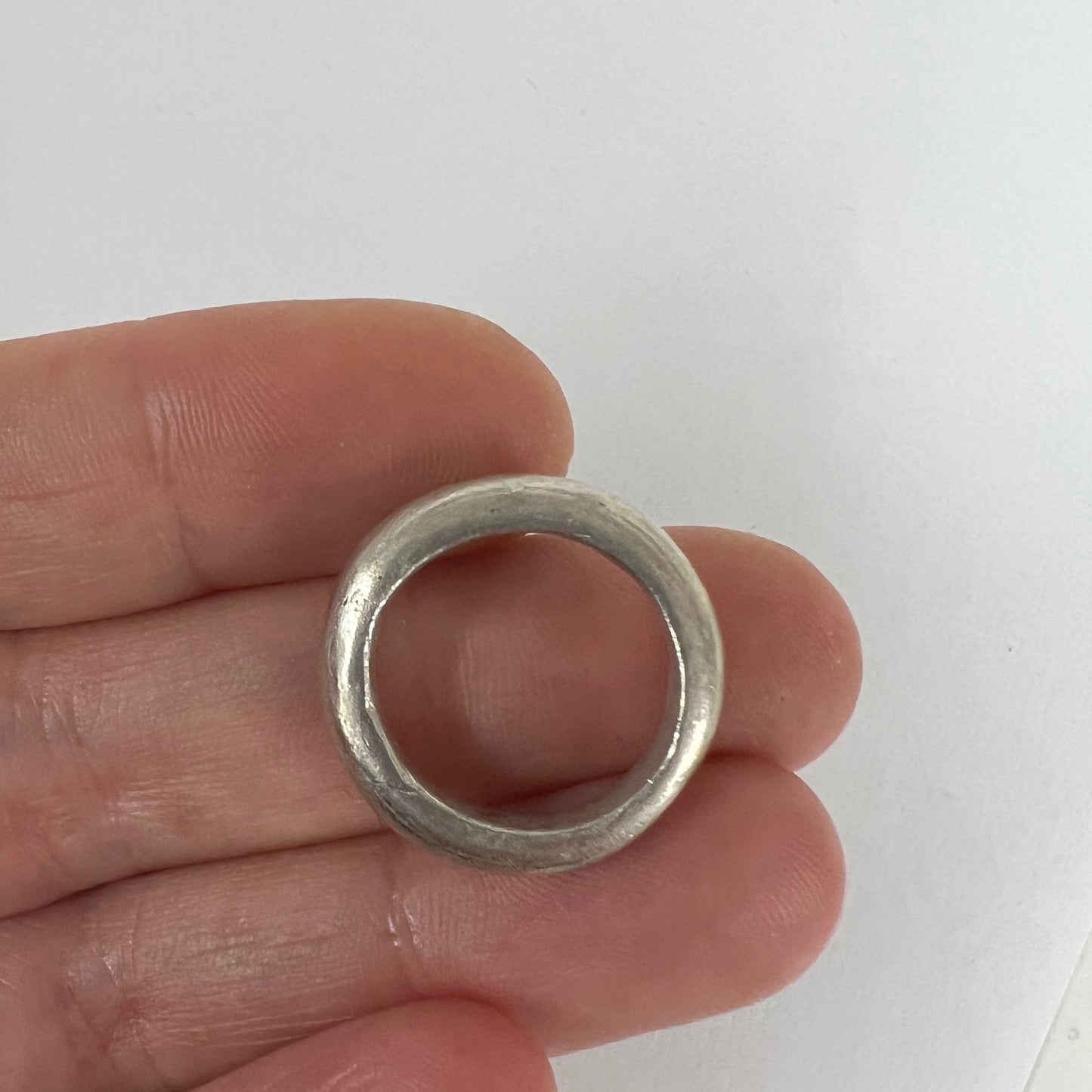 CHUNKY SILVER RING