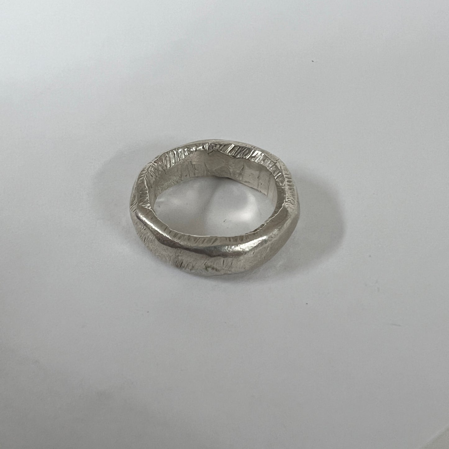 CHUNKY SILVER RING