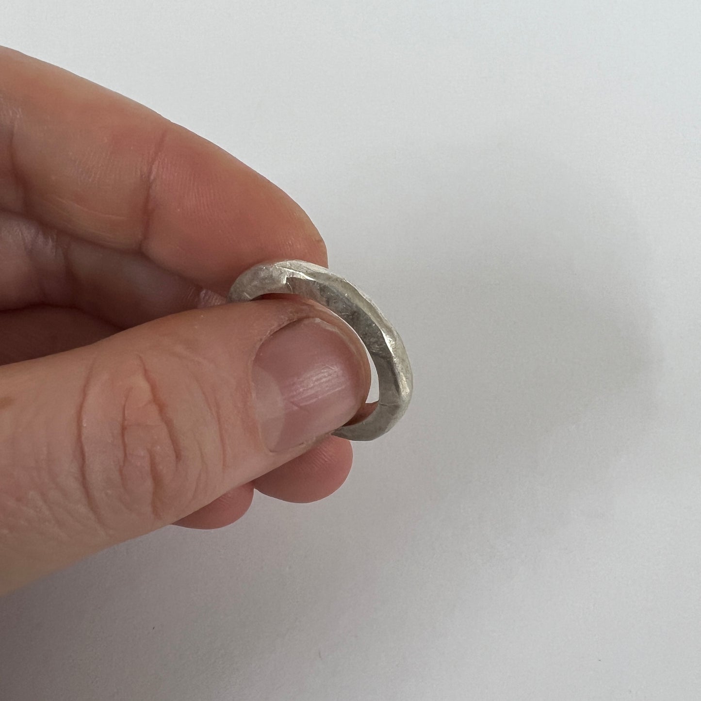 CHUNKY SILVER RING