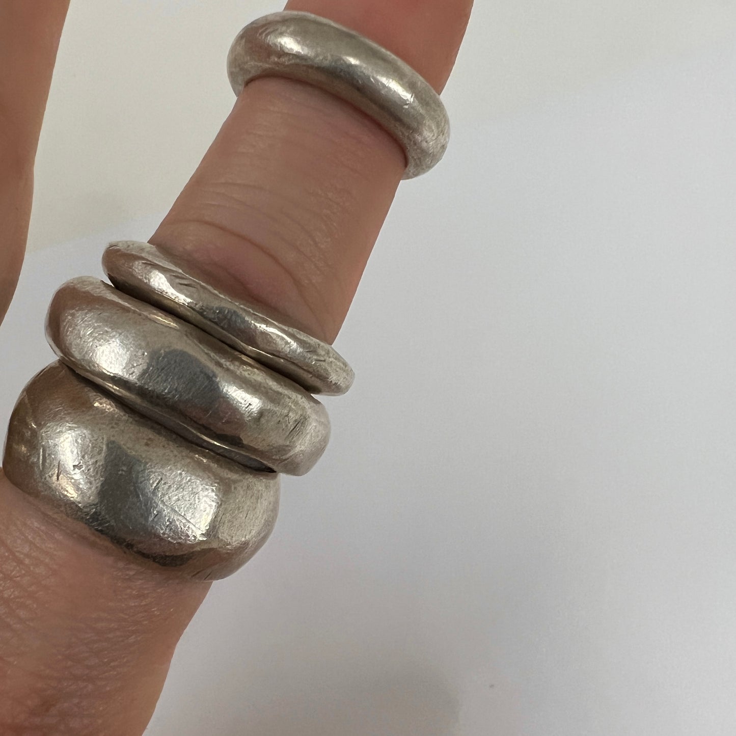 CHUNKY SILVER RING