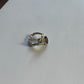 Drip Ring Green Sapphire