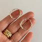 Medium Twisted Wire Hoop Earrings