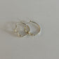 Small Twisted Wire Hoop Earrings
