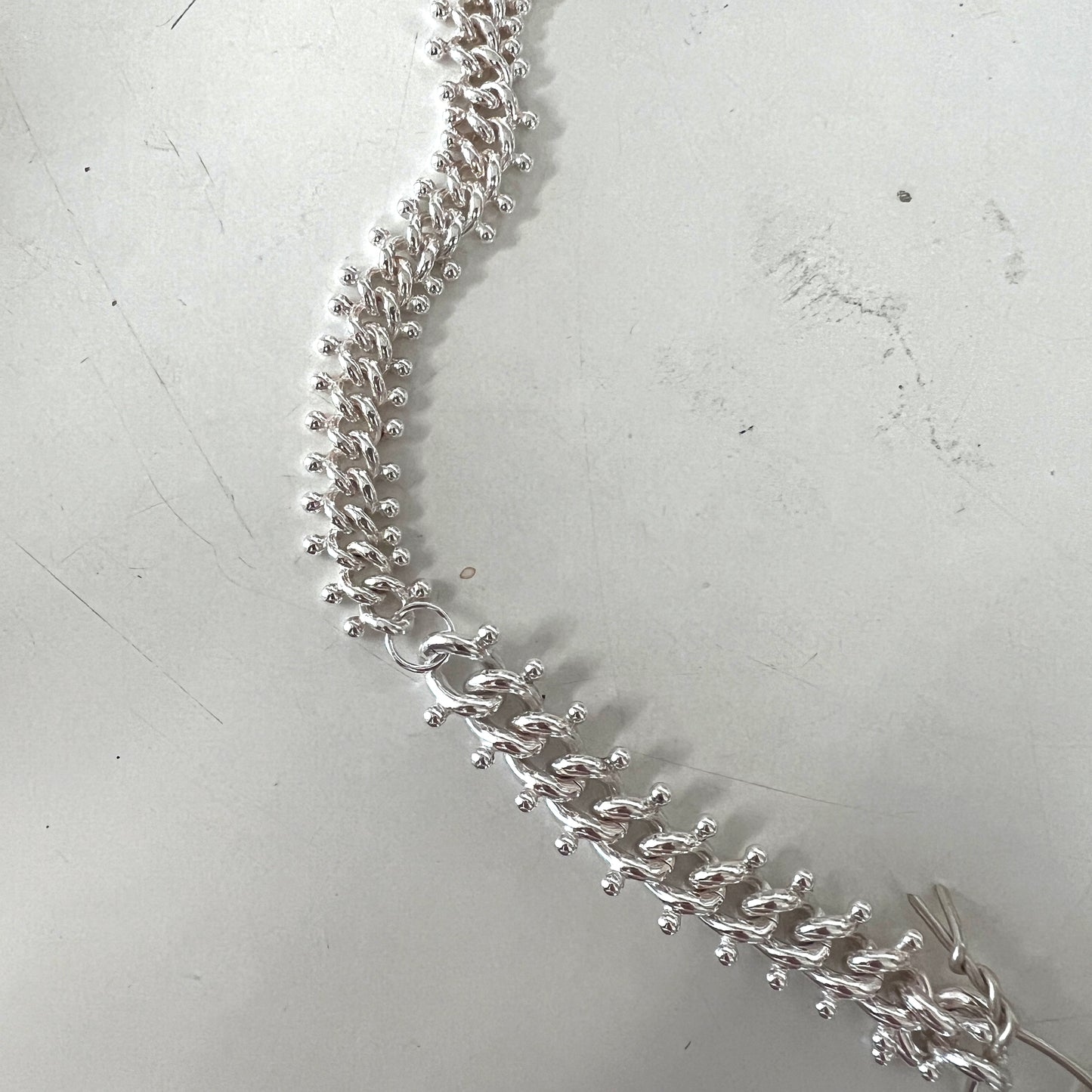 CHUNKY SLUB CHAIN NECKLACE