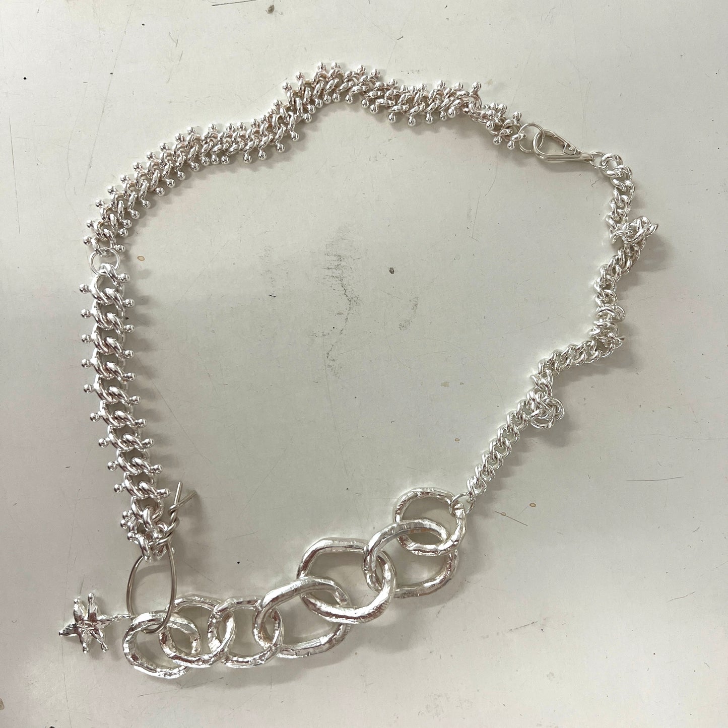 CHUNKY SLUB CHAIN NECKLACE