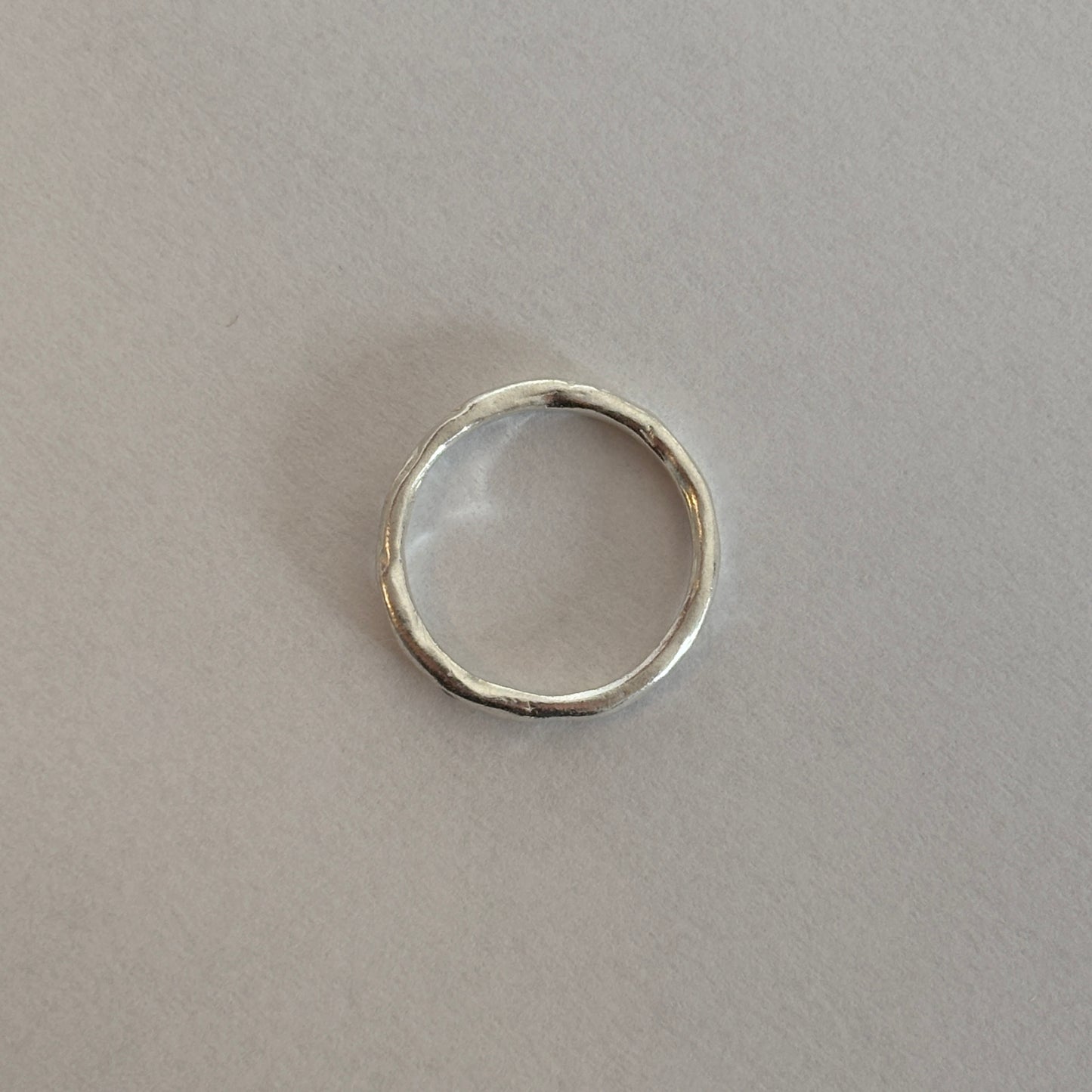 Silver Diamond Ring