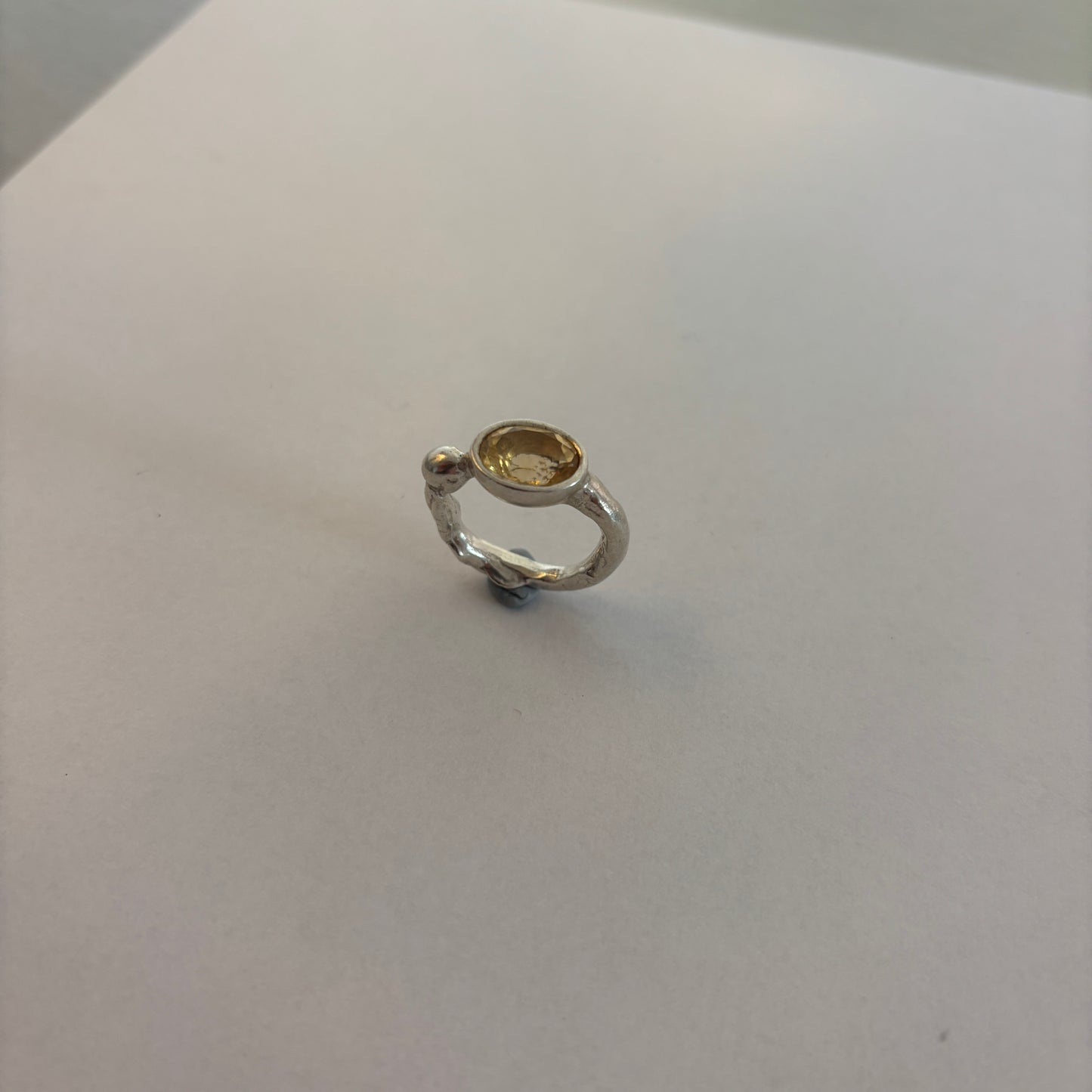 Citrine Fish Fin Ring